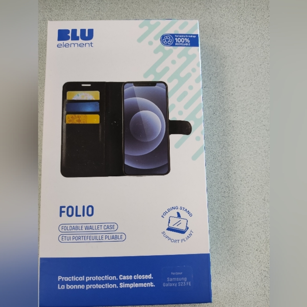 Blu Element Samsung S23 Fe Folio Case New